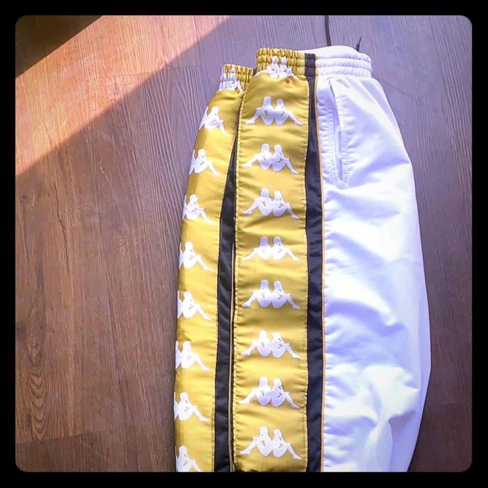 Kappa track pants and T shirt matching top bottom